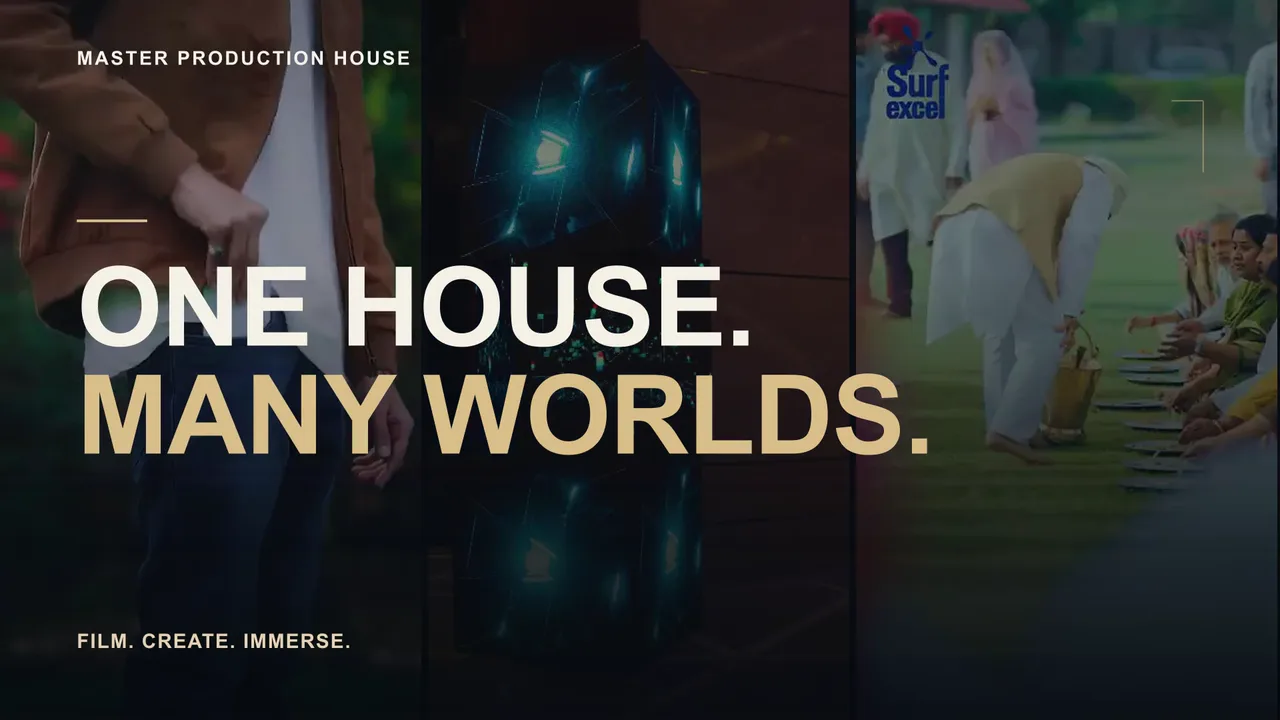 One house. Many worlds. Master Production House portfolio reel.